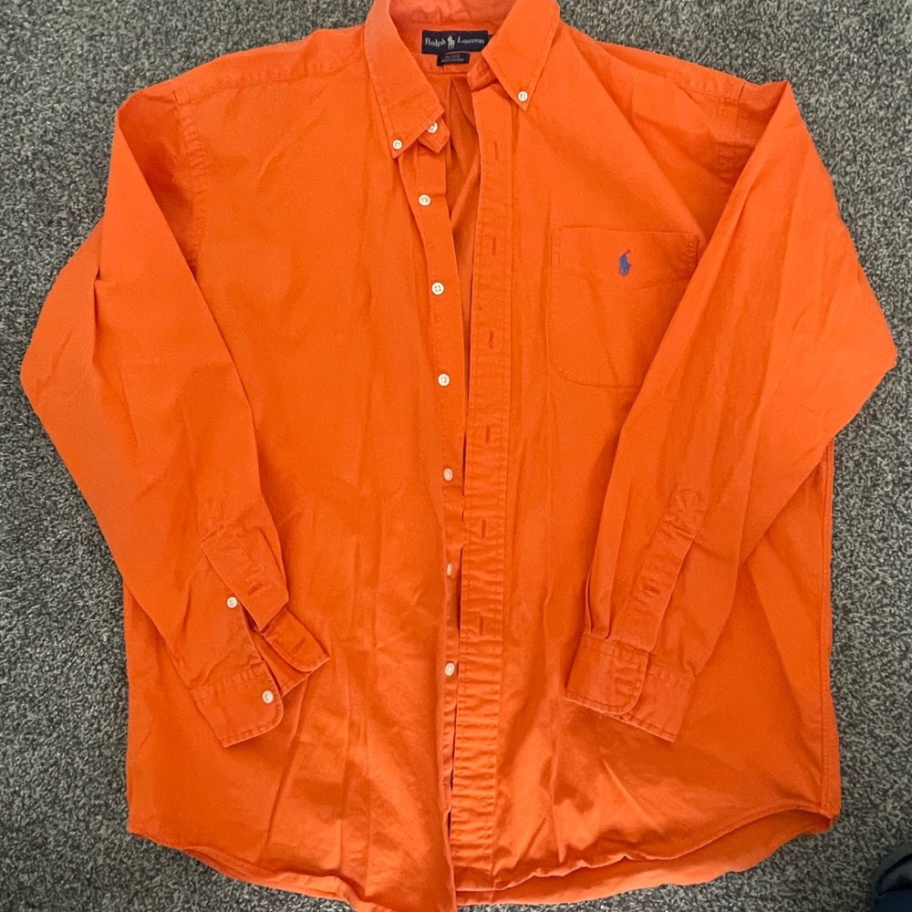 Polo by Ralph Lauren Men's Orange Shirt